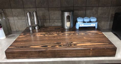 wood gas hob cover